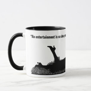 Mary Wortley Montagu Quote on Reading Mug