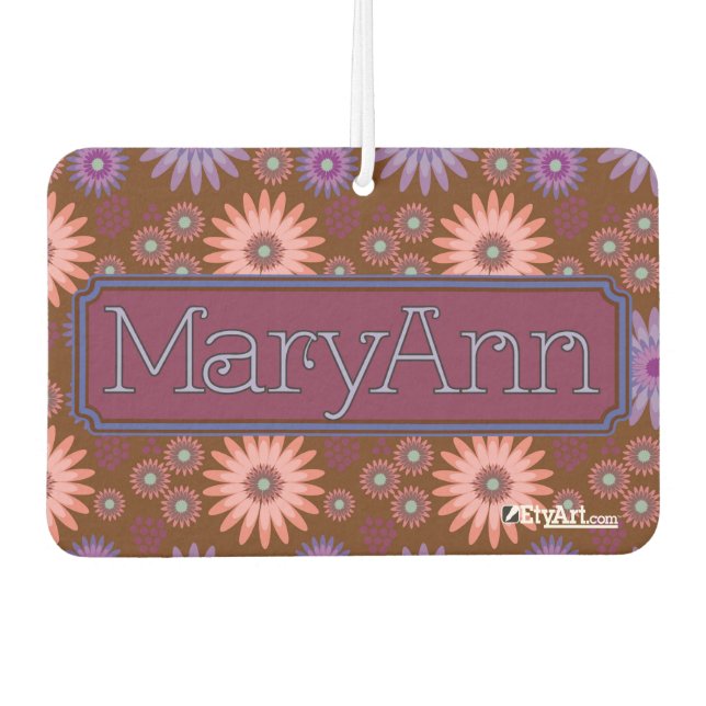 MaryAnn "Berries N Bloooms" Car Air Freshener (Front)