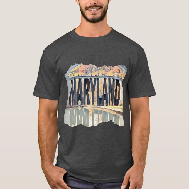 MARYLAND 24 5 T-Shirt (Front)