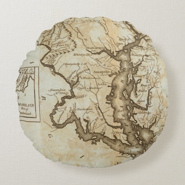 Maryland 4 round pillow (Front)