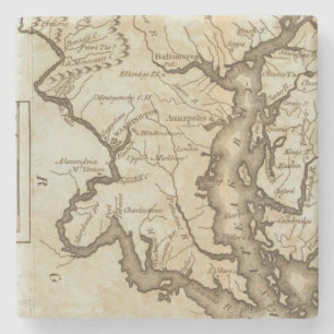 Maryland 4 stone coaster