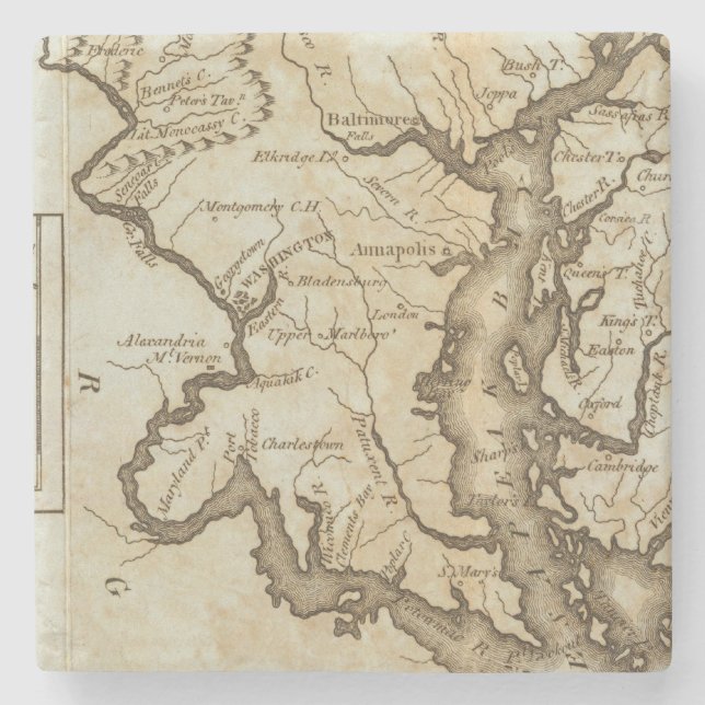 Maryland 4 stone coaster (Front)
