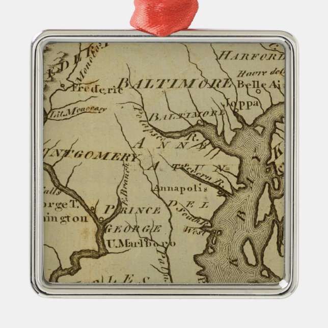 Maryland 5 metal ornament (Front)