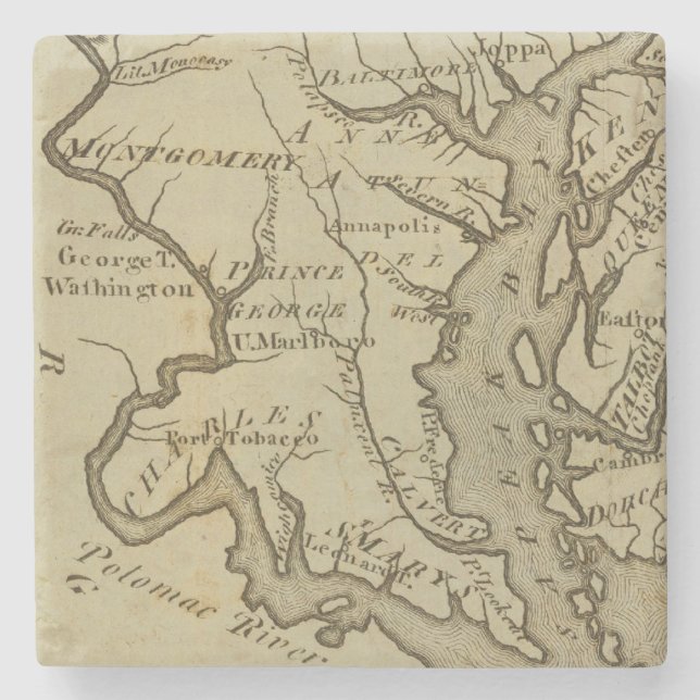 Maryland 5 stone coaster (Front)