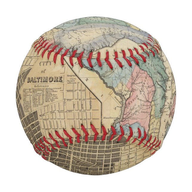 Maryland 8 baseball (Front)