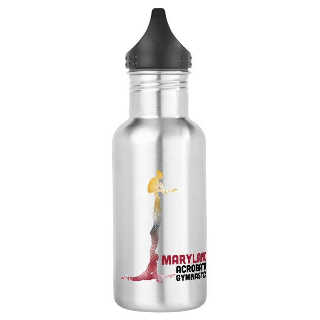 Maryland Acro Stainless Steel Water Bottle (Left)