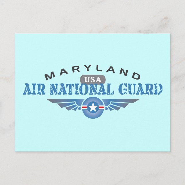 Maryland Air National Guard Postcard (Front)