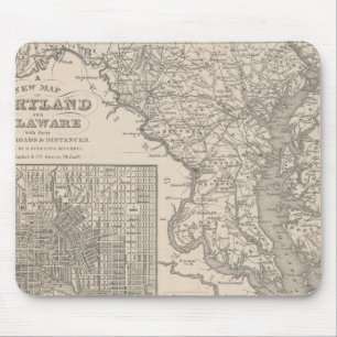 Maryland and Delaware Mouse Pad