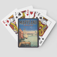 Maryland Annapolis Painterly Illustration Travel
