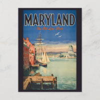 Maryland Annapolis Painterly Illustration Travel