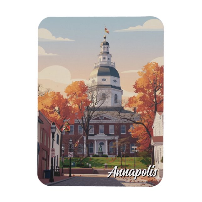 Maryland Annapolis Travel Magnet (Vertical)