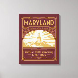 Maryland Art Déco 250e anniversaire de l'Amérique