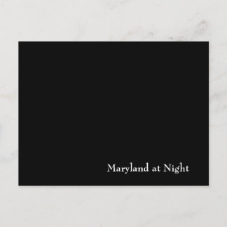 Maryland at Night Postcard