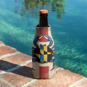 Maryland Blue Crab Bottle Cooler