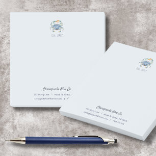 Maryland Blue Crab Custom Business Post-It Notes