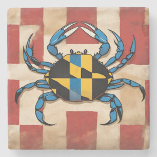 Maryland Blue Crab Stone Coaster