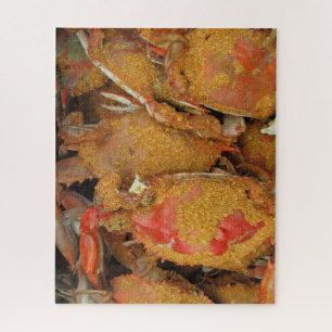 Maryland Blue Crabs Steamed Spiced Jigsaw Puzzle