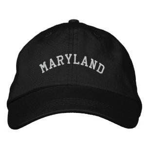 Maryland brodé Casquette ajustable noir