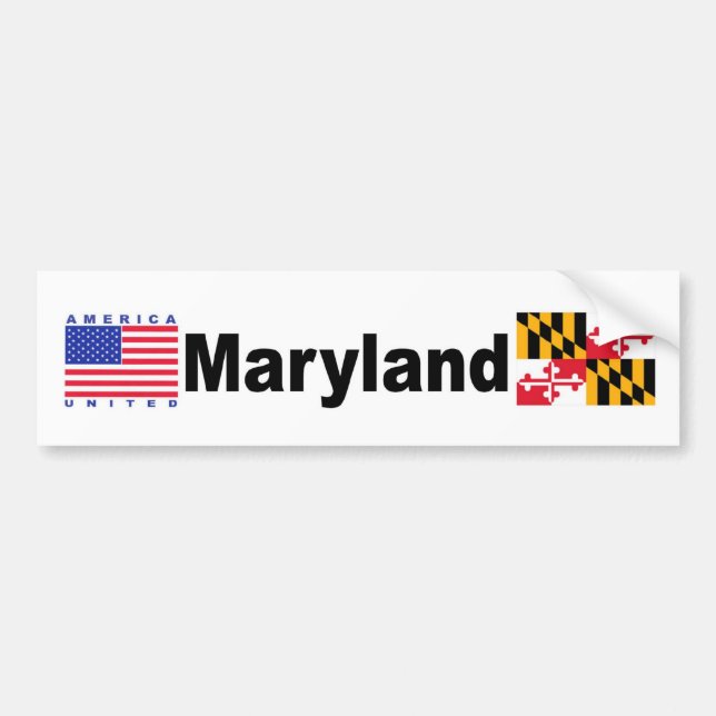 Maryland Bumper Sticker (Front)