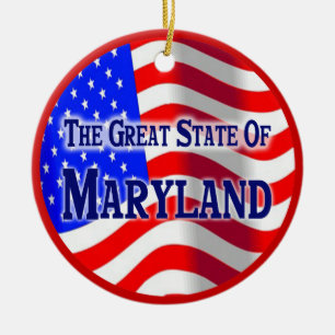 Maryland Ceramic Ornament
