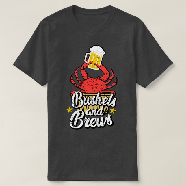 Maryland Chesapeake Bay Blue Crabs T-Shirt (Design Front)