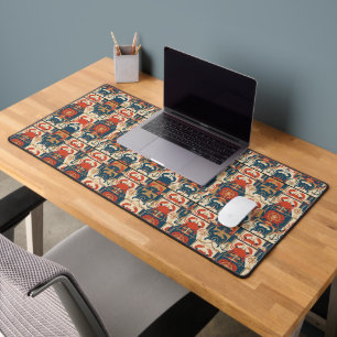 Maryland Chesapeake Bay Crabs - Coastal Maritime Desk Mat