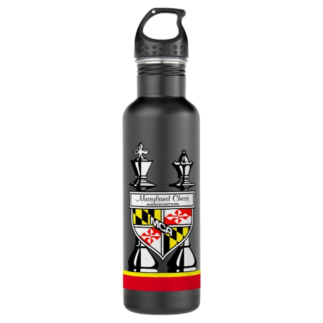 MARYLAND CHESS 710 ML WATER BOTTLE (Front)