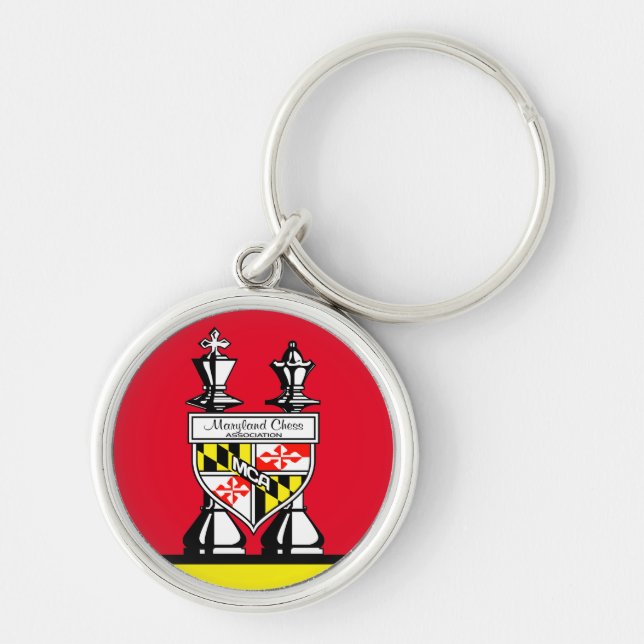 MARYLAND CHESS KEYCHAIN (Front)