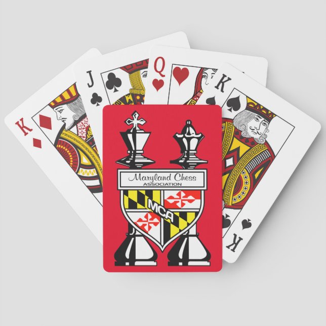 MARYLAND CHESS PLAYING CARDS (Back)