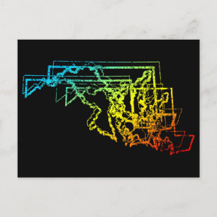 maryland chill blur postcard