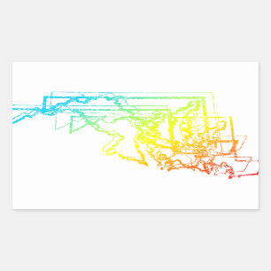 maryland chill blur sticker