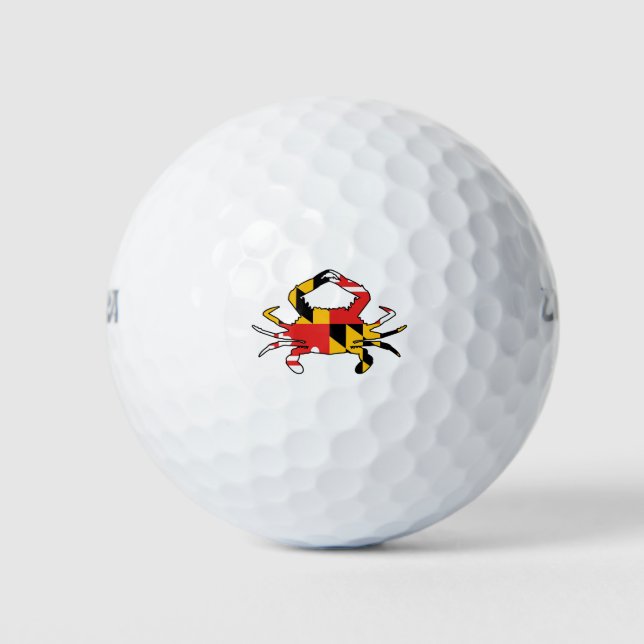 Maryland Crab Golf Balls (Front)
