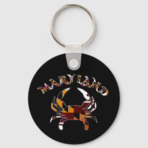 Maryland Crab Keychain