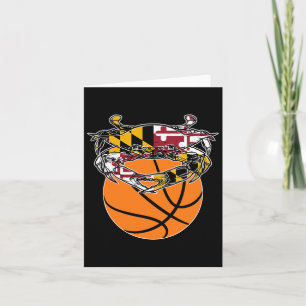 Maryland Crab State Pride Flag Gift - Bysketbyll A Card