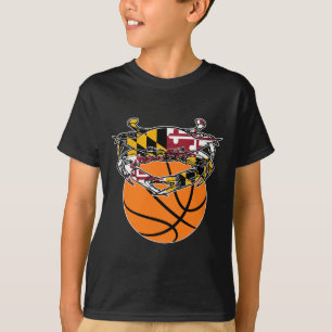 Maryland Crab State Pride Flag Gift - Bysketbyll A T-Shirt