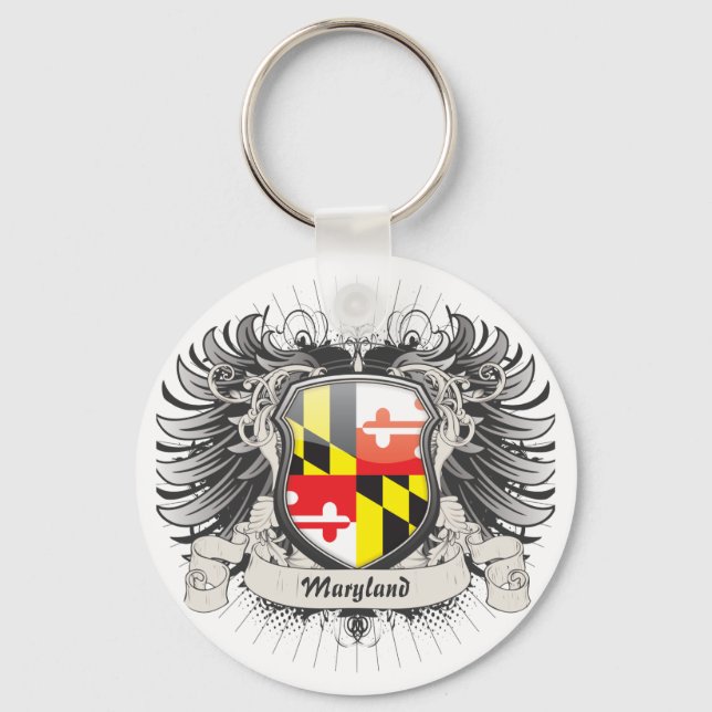 Maryland Crest Keychain (Front)