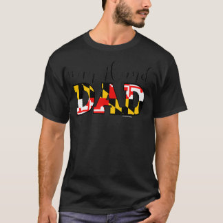 Maryland Dad with Orioles Orange Background Classi T-Shirt