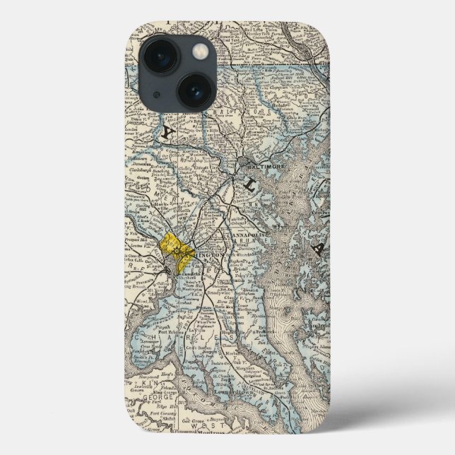 Maryland, DC, and Delaware Case-Mate iPhone Case (Back)