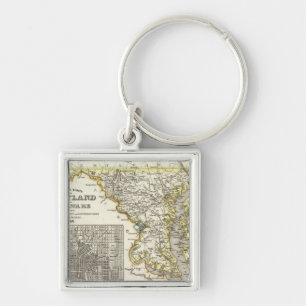 Maryland, Delaware Keychain