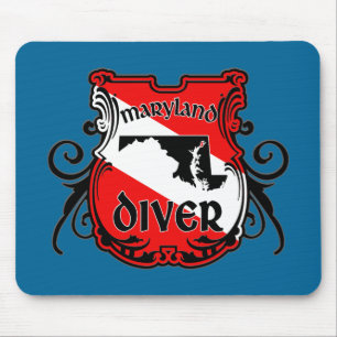 Maryland Diver Mouse Pad