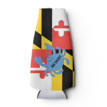 Maryland Flag Blue Crab Personalized
