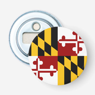 Maryland flag bottle opener