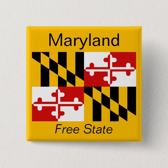 Maryland Flag Button (Front)