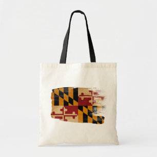 Maryland Flag Canvas Bags