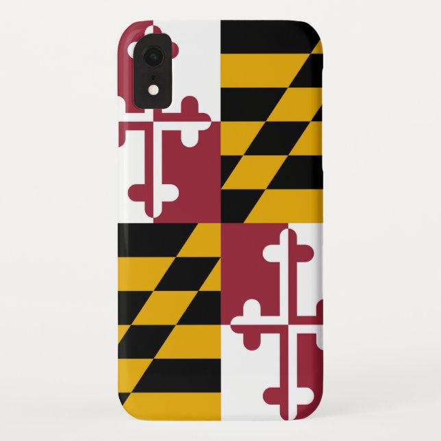 Maryland Flag Case-Mate iPhone Case (Back)