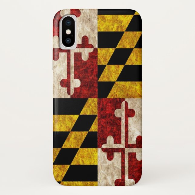 Maryland Flag Case-Mate iPhone Case (Back)