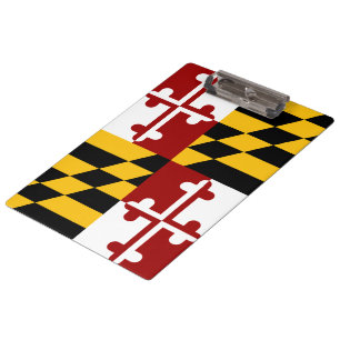 Maryland flag clipboard