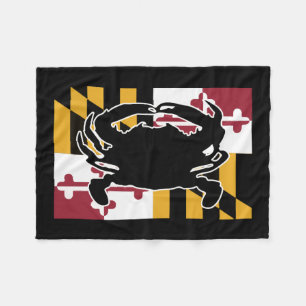 Maryland Flag/Crab blanket