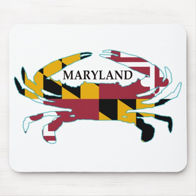 Maryland Flag Crab Mousepad (Front)