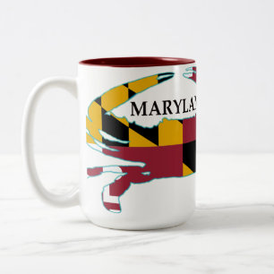 Maryland Flag Crab Mug